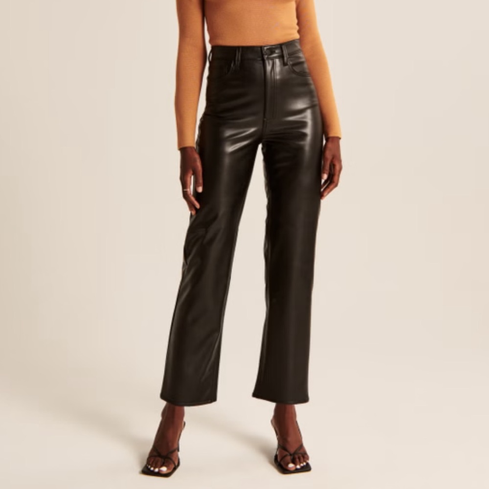 Abercrombie & Fitch Vegan Leather Pants